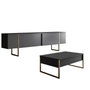 Hanah Home Luxe Set - Antracita, Dorado